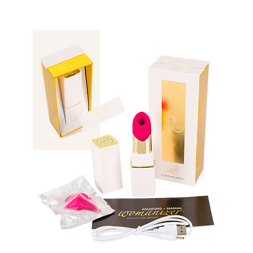 Womanizer 2GO Lipstick Clitoral Stimulator White