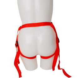 Sophias Red Rider Strap On Dildo