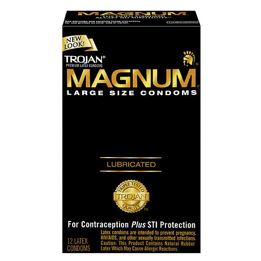 Trojan Magnum Large x 12 Condoms