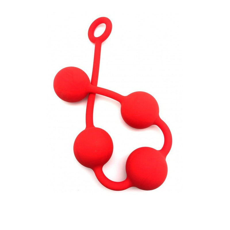 Red Quartet Anal Balls 4cm