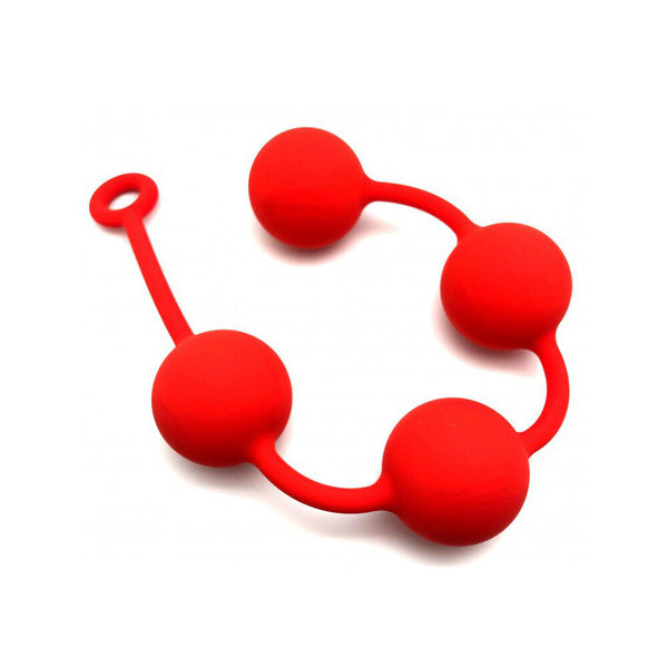 Red Quartet Anal Balls 6cm