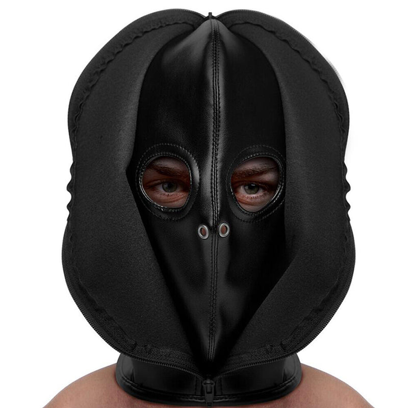 Strict Zip Front Bondage Hood