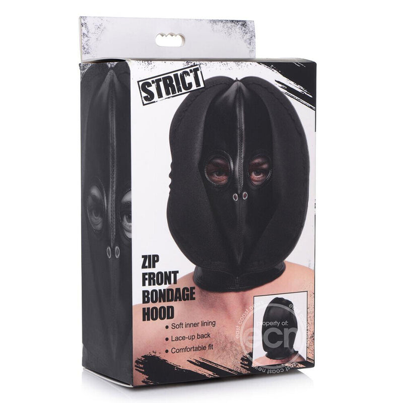 Strict Zip Front Bondage Hood
