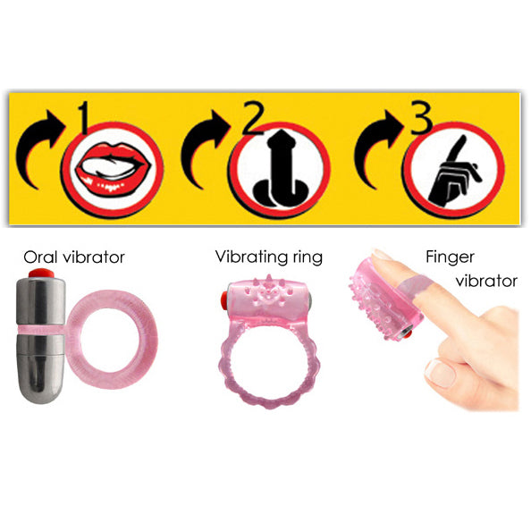 3Way Tongue Joy Oral Microvibe Kit