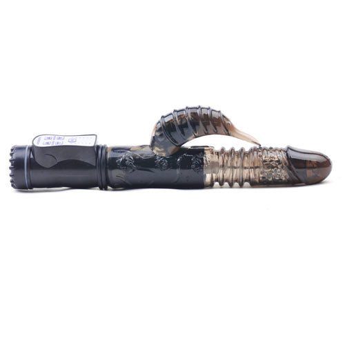 Black Thrusting Rabbit With Rotating Beads