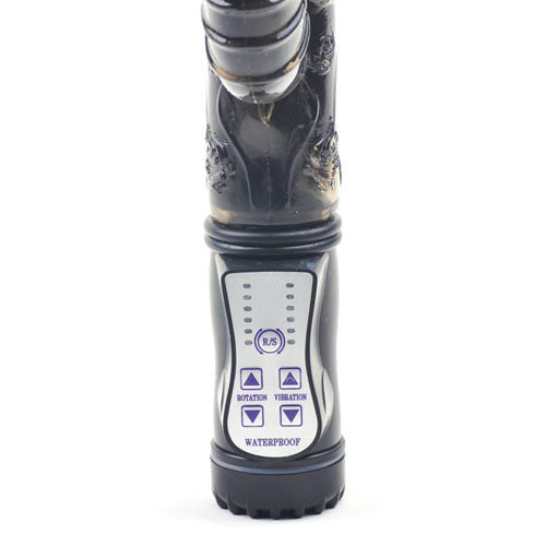 Black Thrusting Rabbit With Rotating Beads