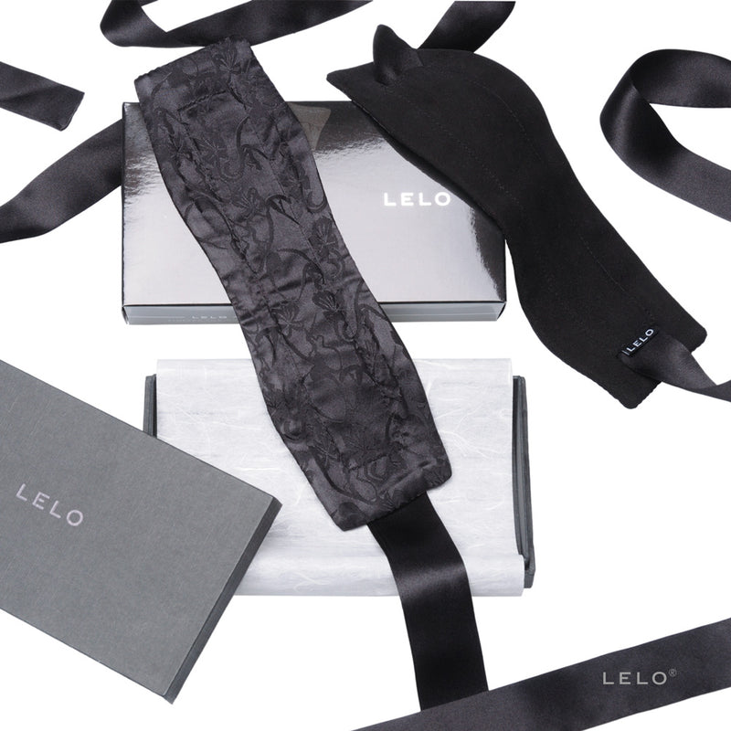 Lelo Etherea Black Silk Cuffs